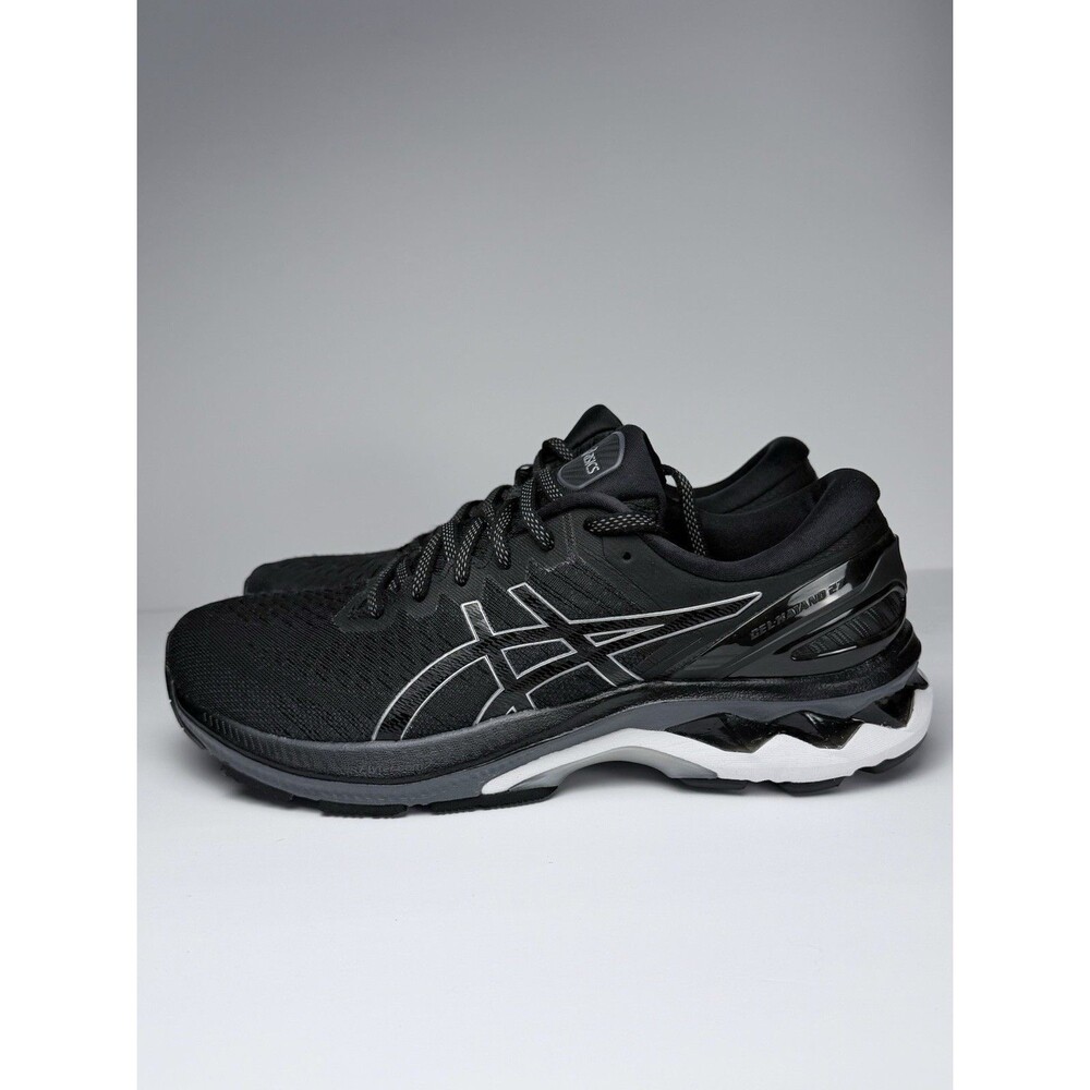 ASICS GEL-Kayano 27 Men’s 8.5 Black Silver Running Shoes Sneakers